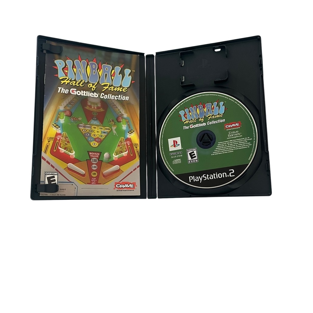 Pinball Hall Fame Gottlieb Collection PlayStation 2 2004 Complete Vidoe PS2 Game